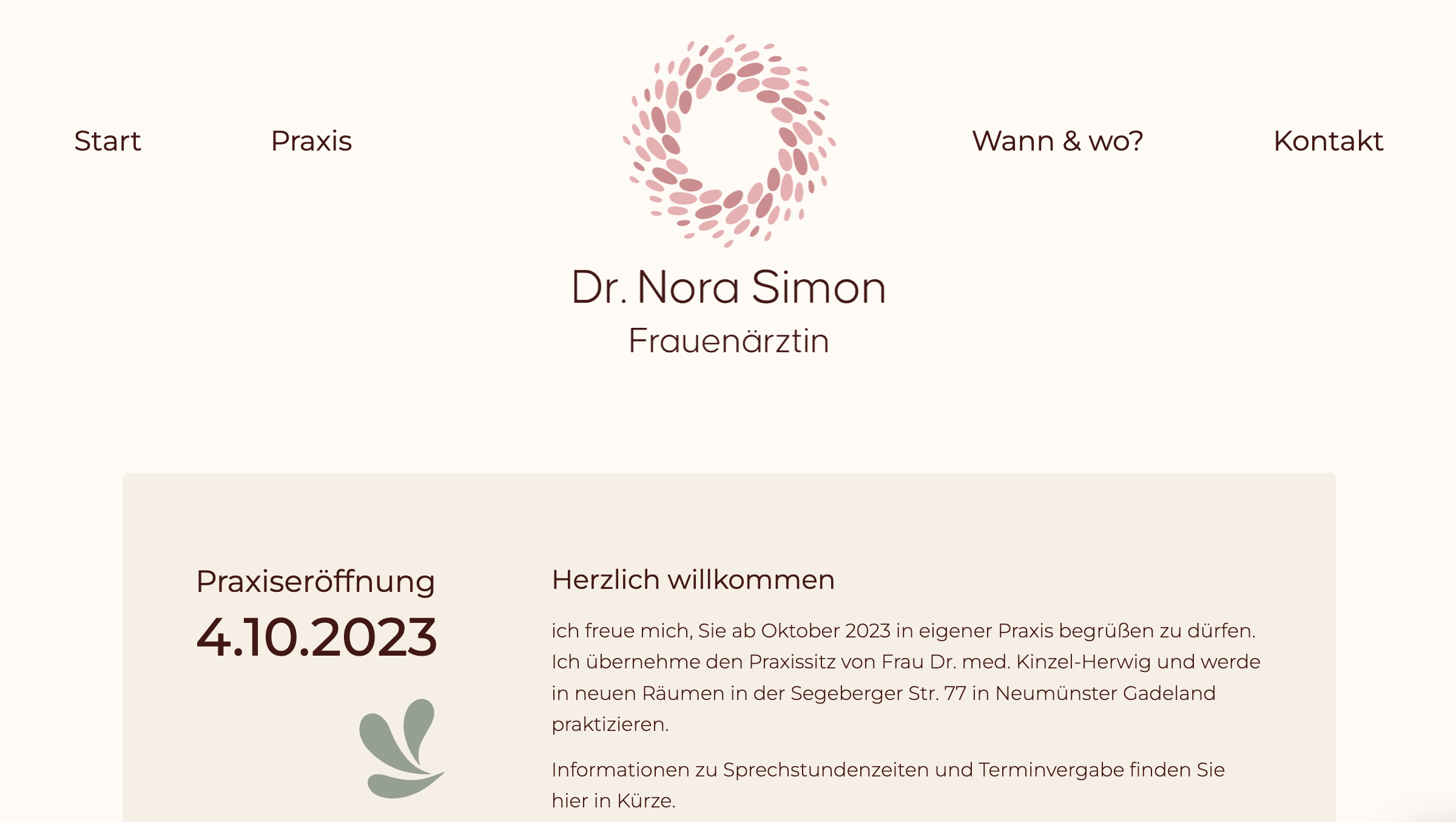 Frauenärztin Dr. Nora Simon, Frauenarzt Neumünster
